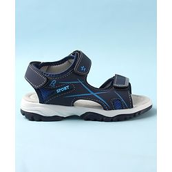Cute Walk by Babyhug Velcro Closure Sandals - Blue