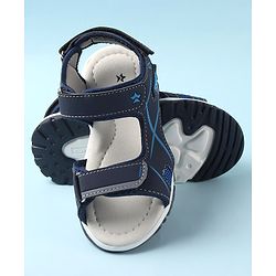 Cute Walk by Babyhug Velcro Closure Sandals - Blue
