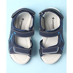 Cute Walk by Babyhug Velcro Closure Sandals - Blue
