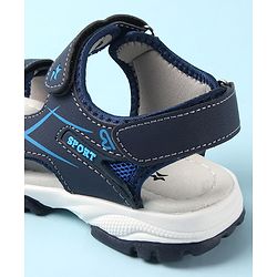 Cute Walk by Babyhug Velcro Closure Sandals - Blue