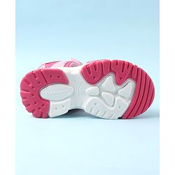 Cute Walk by Babyhug Velcro Closure Sandals - Pink