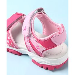 Cute Walk by Babyhug Velcro Closure Sandals - Pink
