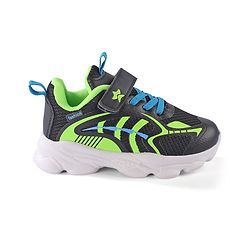 Cute Walk by Babyhug Velcro Closure Sneaker Shoes - Black