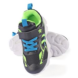 Cute Walk by Babyhug Velcro Closure Sneaker Shoes - Black