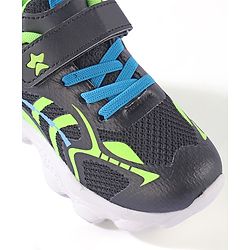 Cute Walk by Babyhug Velcro Closure Sneaker Shoes - Black