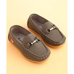 Cute Walk by Babyhug Slip On Formal & Partywear Shoes - Grey