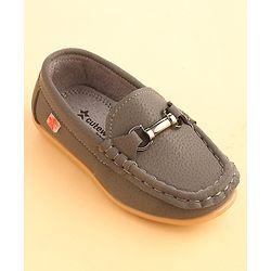 Cute Walk by Babyhug Slip On Formal & Partywear Shoes - Grey