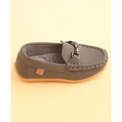 Cute Walk by Babyhug Slip On Formal & Partywear Shoes - Grey