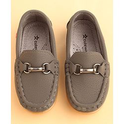 Cute Walk by Babyhug Slip On Formal & Partywear Shoes - Grey