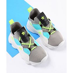 Cute Walk by Babyhug Slip On Sneaker Shoes -  Grey