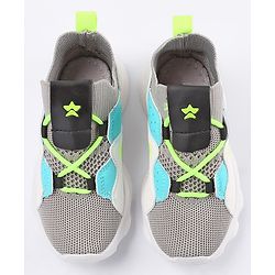 Cute Walk by Babyhug Slip On Sneaker Shoes -  Grey