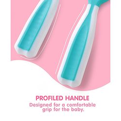 Babyhug Pre Spoon Baby Cutlery Set Pack of 2 - Blue