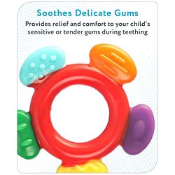 Babyhug Flower Shaped Silicone Teether - Multicolor