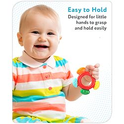 Babyhug Flower Shaped Silicone Teether - Multicolor