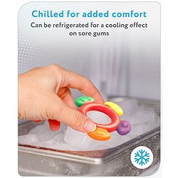 Babyhug Flower Shaped Silicone Teether - Multicolor