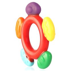 Babyhug Flower Shaped Silicone Teether - Multicolor