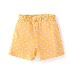 Babyhug Cotton Single Jersey Knit Shorts Floral & Polka Dot Print Pack of 3- Multicolor