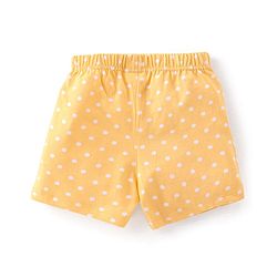 Babyhug Cotton Single Jersey Knit Shorts Floral & Polka Dot Print Pack of 3- Multicolor