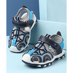 Cute Walk by Babyhug Velcro Closure Casual Sandal - Blue