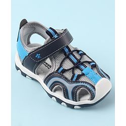 Cute Walk by Babyhug Velcro Closure Casual Sandal - Blue