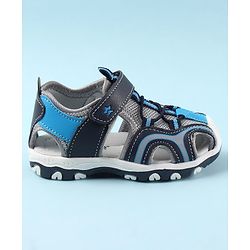 Cute Walk by Babyhug Velcro Closure Casual Sandal - Blue