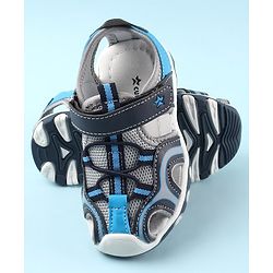 Cute Walk by Babyhug Velcro Closure Casual Sandal - Blue