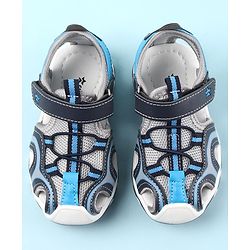 Cute Walk by Babyhug Velcro Closure Casual Sandal - Blue