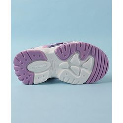 Cute Walk by Babyhug Sandal with Velcro Closure - Purple