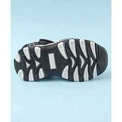 Cute Walk by Babyhug Sandals with Velcro Basketball Theme - Black