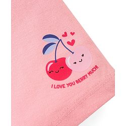 Babyhug Cotton Single Jersey Knit Shorts Polka Dot Print Pack of 3 - Pink Peach & White