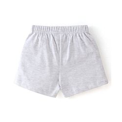 Babyhug Cotton Knit Polka Dots & Berries Printed Shorts Pack of 3 - Pink & Grey