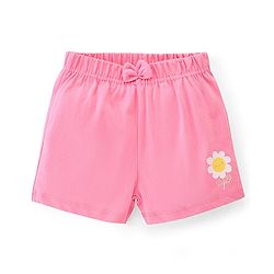 Babyhug Cotton Knit Shorts Floral Print Pack of 3 - Multicolour