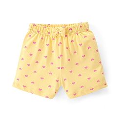Babyhug Cotton Knit Shorts Floral Print Pack of 3 - Multicolour