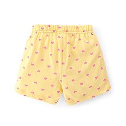 Babyhug Cotton Knit Shorts Floral Print Pack of 3 - Multicolour