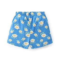 Babyhug Cotton Knit Shorts Floral Print Pack of 3 - Multicolour