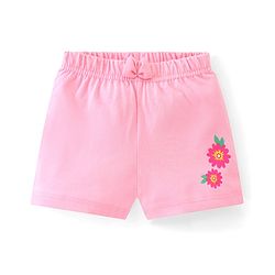 Babyhug Cotton Shorts with Floral Print Pack of 3 - Multicolour