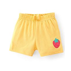 Babyhug Cotton  Knit Shorts Floral Print Pack of 3 - Multicolor