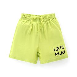 Babyhug Cotton Single Jersey Knit Shorts Striped & Camouflage Print Pack Of 3 - Blue White & Green