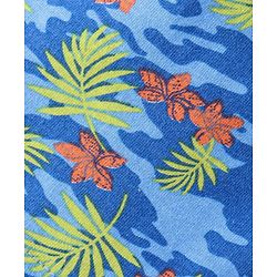Babyhug Cotton Knit Knee Length Striped Shorts Tropical Camo Print Pack of 3 - Multicolour