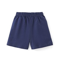 Babyhug Cotton Single Jersey Knit Shorts Stripes & Fox Print Pack Of 3 - Blue White & Orange