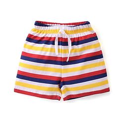 Babyhug Cotton Knit Shorts Surfboard Print Pack of 3 - Multicolour