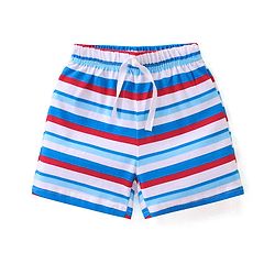 Babyhug Cotton Knit Shorts With Boat Print Pack of 3 - Multicolour