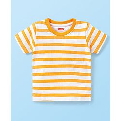 Babyhug 100% Cotton Knit Half Sleeves T-Shirts Sports Theme Pack of 3 - Multicolor