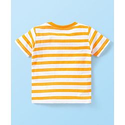 Babyhug 100% Cotton Knit Half Sleeves T-Shirts Sports Theme Pack of 3 - Multicolor