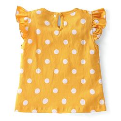 Babyhug 100% Cotton Knit Frill Sleeves Top With Floral Print Pack Of 3 - Multicolor
