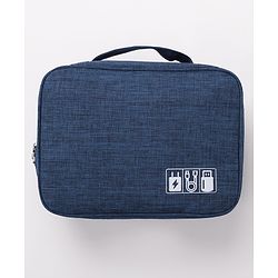 Babyhug Multifunctional Portable Travel Toiletry Bag with Straps - Black