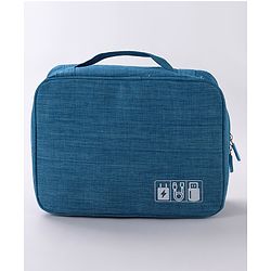 Babyhug Multifunctional Portable Travel Toiletry Bag with Straps - Black