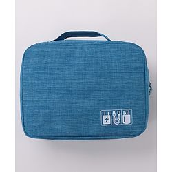 Babyhug Multifunctional Portable Travel Toiletry Bag with Straps - Black