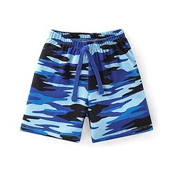 Babyhug Cotton Knit Shorts Camouflage Print Pack of 3- Multicolor