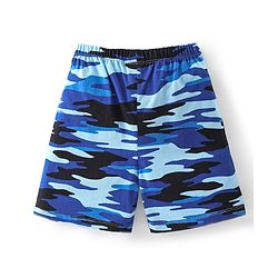 Babyhug Cotton Knit Shorts Camouflage Print Pack of 3- Multicolor